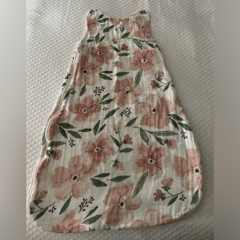 Crane Baby Floral Baby Outfit